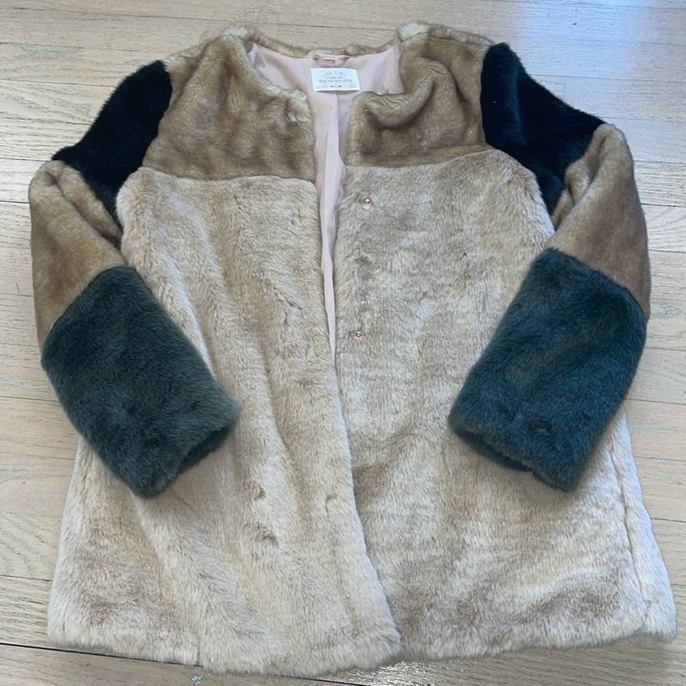 Zara Girls Faux Fur Coat - Picture 1 of 1